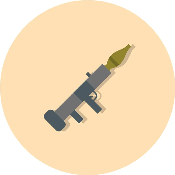 Icono Las Armas Militares Ilustración Vectorial — Archivo Imágenes Vectoriales