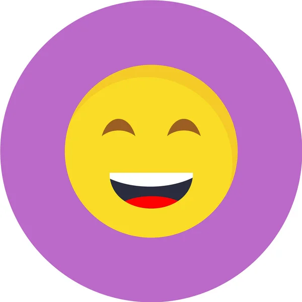 Emoji Ikona Módním Stylu Vektor — Stockový vektor