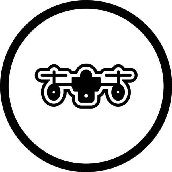 Illustration Vectorielle Icône Quadrocopter Drone — Image vectorielle