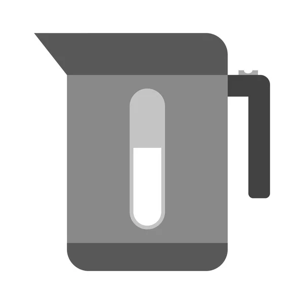 Икона Чайник Модном Стиле Изолированный Фон — стоковый вектор