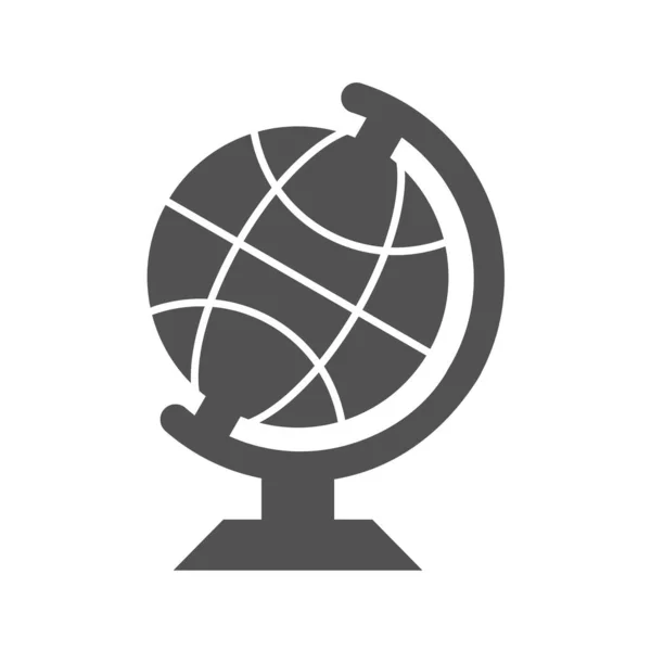 Ilustrație Vectorială Globe Icon — Vector de stoc