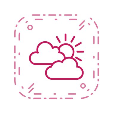 minimalist vektör illüstrasyonu, uygulama simgesi