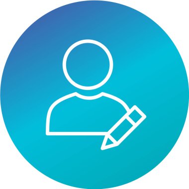 kullanıcı avatar simgesi, vektör illüstrasyonu 