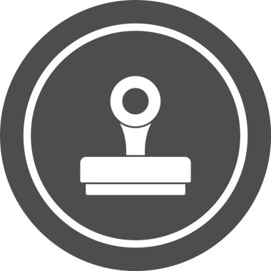 Moda Biçiminde Pul Simgesi İzole Arkaplan