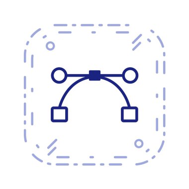 Multimedya düz simgesi beyaz arkaplanda izole edildi