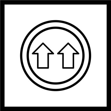 Oklar vektör illüstrasyonu, basit simge