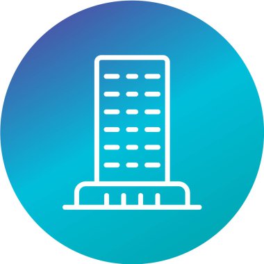 Emlak simgesi vektör illüstrasyonu