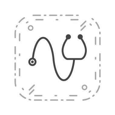 tıbbi düz simge, vektör iilüstrasyonu