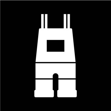 bahçe giysisi web simgesi vektör illüstrasyonu 