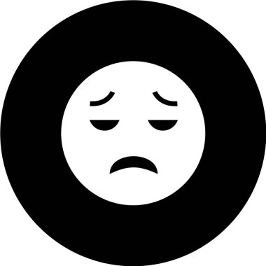 Gülümseme simgesi, vektör illüstrasyonu