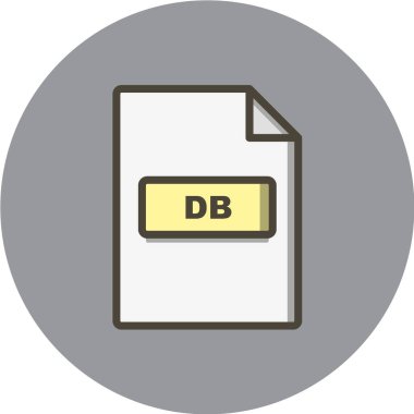 dosya biçimi simgesi, vektör illüstrasyonu 