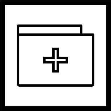 tıbbi simge vektör illüstrasyonu