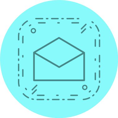 E- posta simgesinin vektör illüstrasyonu