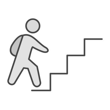 Eğitimde Hedef Simgesi Moda Biçiminde İzole Arkaplan      