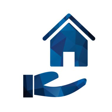 ev sigortası ikonu vektör illüstrasyonu