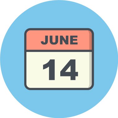 Takvim simgesi tasarımı, vektör illüstrasyonu