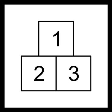 Modern eğitim ikonunun vektör illüstrasyonu