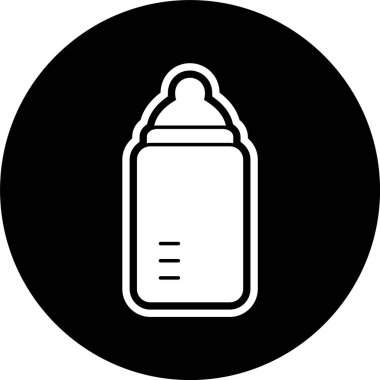 Bebek Besleyici Simgesi Moda Tarzı İzole Arkaplan