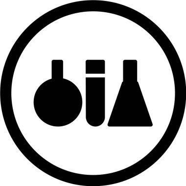 test tüp vektör simgesi