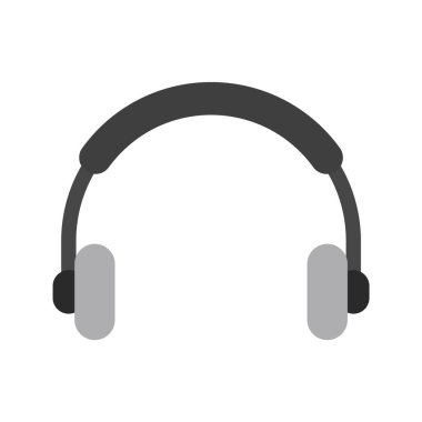 Kulaklık Simgesi Moda Biçimli Ayrı Arkaplan