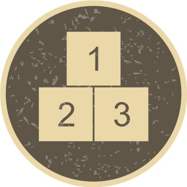 Metinleriniz için bir yeri olan bir podyumun vektör illüstrasyonu