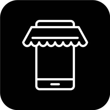 Alışveriş arabası simgesi, vektör illüstrasyonu