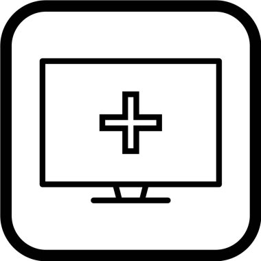 bilgisayar simgesi, vektör illüstrasyonu.