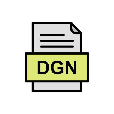 dosya biçimi simgesi, vektör illüstrasyonu