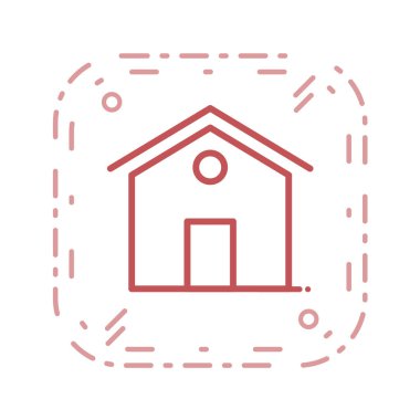 Modern yapı simgesinin vektör illüstrasyonu