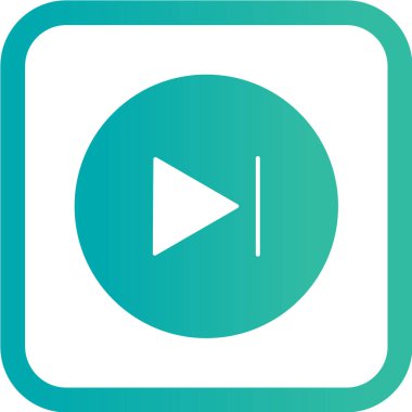 çalma düğmesi simgesi, vektör illüstrasyonu