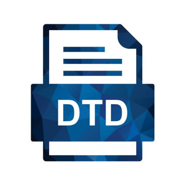 dosya biçimi simgesi, vektör illüstrasyonu