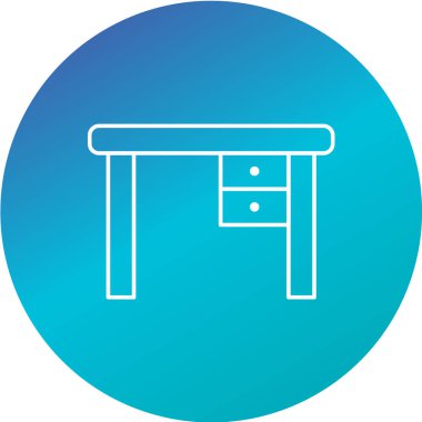 Masa simgesi. vektör.