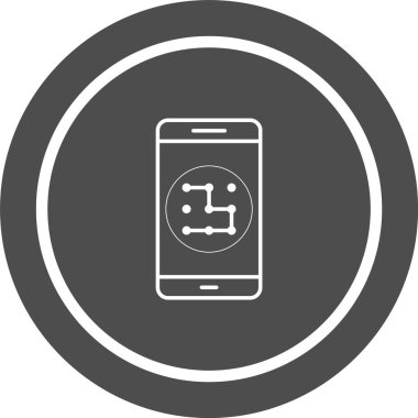 Model Mobil Uygulama Simgesi Moda Biçimli İzole Arkaplan