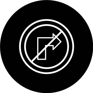 Yuvarlak bir simgenin vektör illüstrasyonu