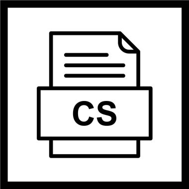 dosya biçimi simgesi, vektör illüstrasyonu