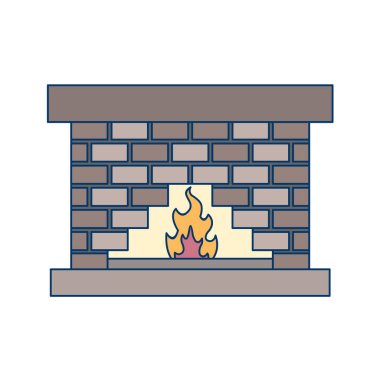 Emlak simgesi vektör illüstrasyonu