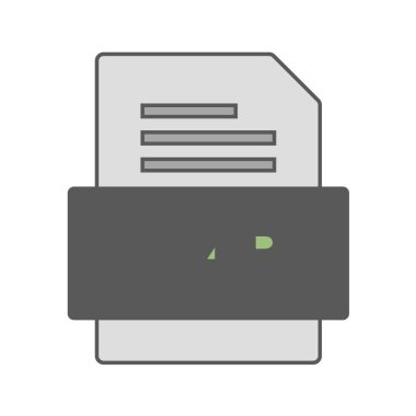 dosya biçimi vektör illüstrasyonuName