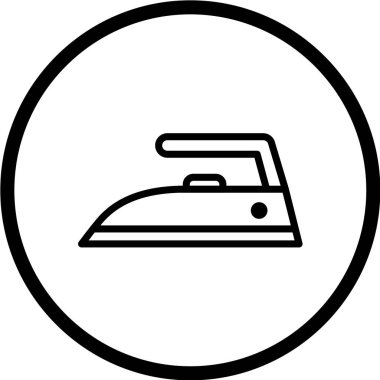 Demir vektör illüstrasyonu, basit simge