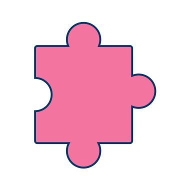 yapboz yapboz vektör çizimi