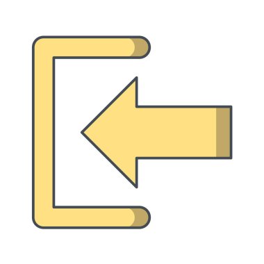 Multimedya düz simgesi beyaz arkaplanda izole edildi