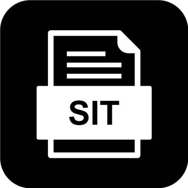 dosya biçimi simgesi, vektör illüstrasyonu