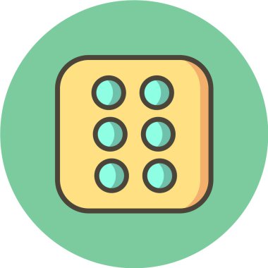 tıbbi düz simge, vektör iilüstrasyonu