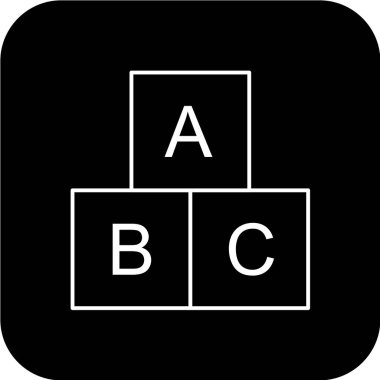 Modern eğitim ikonunun vektör illüstrasyonu