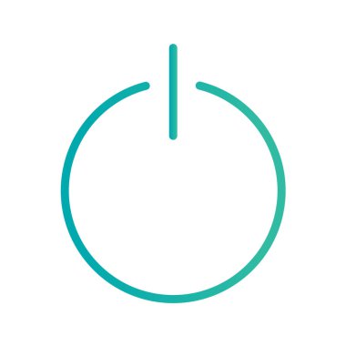 Multimedya düz simgesi beyaz arkaplanda izole edildi