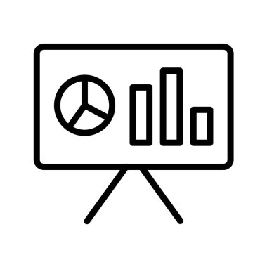 İş vektörü illüstrasyonu beyaz arkaplanda izole edildi 