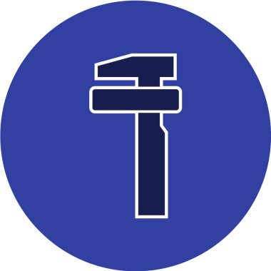 Yol simgesi, vektör illüstrasyonu