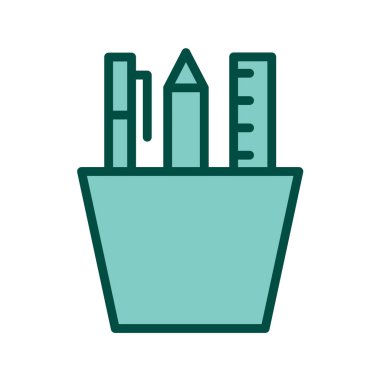 Modern eğitim ikonunun vektör illüstrasyonu