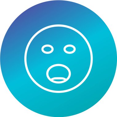 Moda Biçimli Emoji Simgesi İzole Arkaplan 