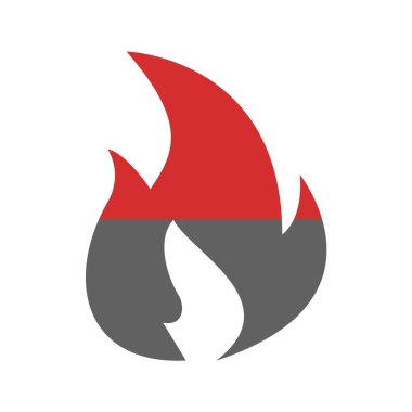  Moda Biçiminde Ateş Simgesi Ayrı Arkaplan