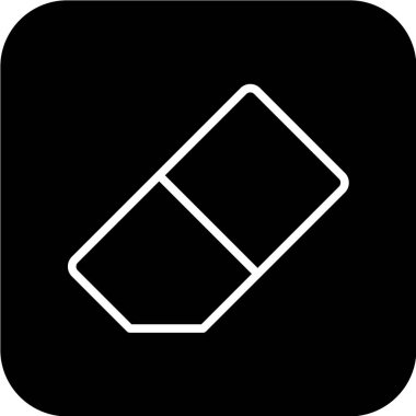 Modern siyah simgenin vektör illüstrasyonu